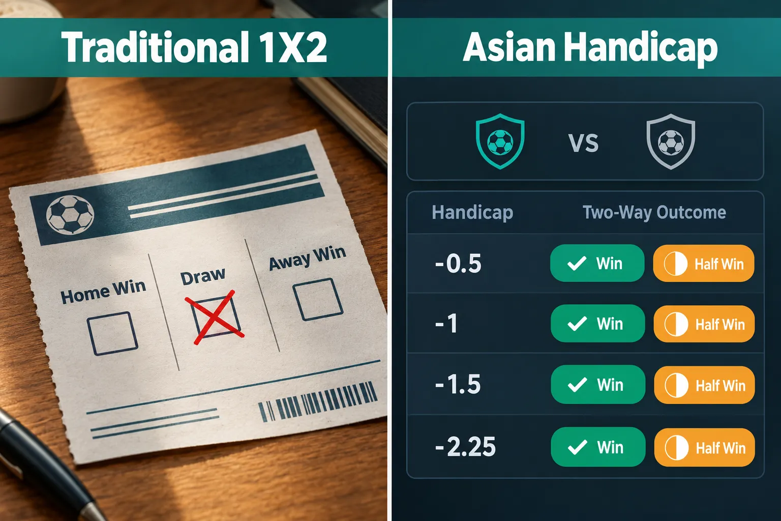 Asian Handicap vs Traditional 1X2 Betting: Which Is Better